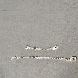 NWOT Silver Chain Extenders